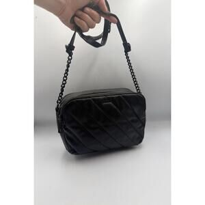 Aldo Black Quilted Crossbody Bag